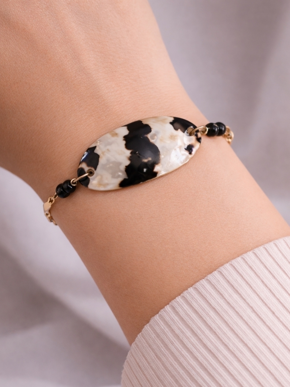 3/$20 Painted Shell Mermaidcore Sailor Beach Chain Bracelet